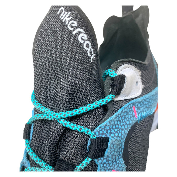 Nike React Element 55 SE Anthracite Blue Fury Sneakers Men's Sz 9 CD2153-001 - Picture 6 of 11